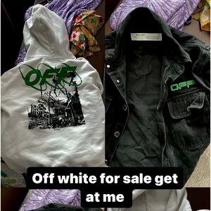 Two off white hoodies throw me a offer